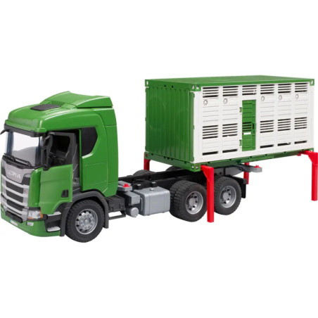 Scania Super 560R Tiertransport-LKW mit 1 Rind