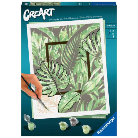 Ravenburger 20272 Malen nach Zahlen Calming Leaves Malen nach Zahlen Serie C Malen nach Zahlen Serie C