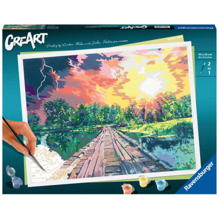 Ravenburger 20279 Malen nach Zahlen Magical Light Malen nach Zahlen Serie Premium Malen nach Zahlen Serie Premium