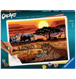 Ravenburger 23548 Malen nach Zahlen Savannah Landscapes Malen nach Zahlen Serie Premium