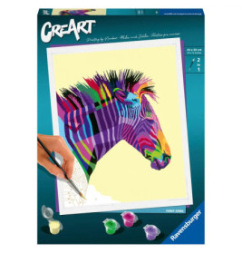 Ravenburger 28994 Malen nach Zahlen Funky Zebra Malen nach Zahlen Serie C