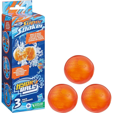 Hasbro F63925L0 Super Soaker Hydro Balls 3er Pack