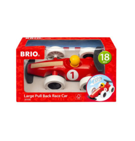BRIO Großer Rennwagen mit Rückziehmotor - Zurückziehen und los geht‘s! - Empfohlen für Kleinki