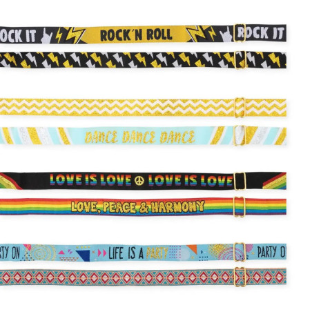 FESTIVAL FEELINGS FESTIVAL ARMBAND 2ER SORTIERT (1 STÜCK)