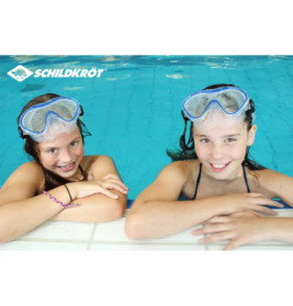 Schildkröt Funsports - Tauchmaske TAHITI Junior 4+ im Blister, Farbe:transp.-blau