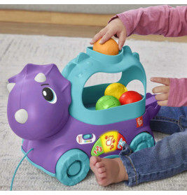 Mattel HNR54 Fisher-Price Bällespaß Nachzieh-Dino (D)