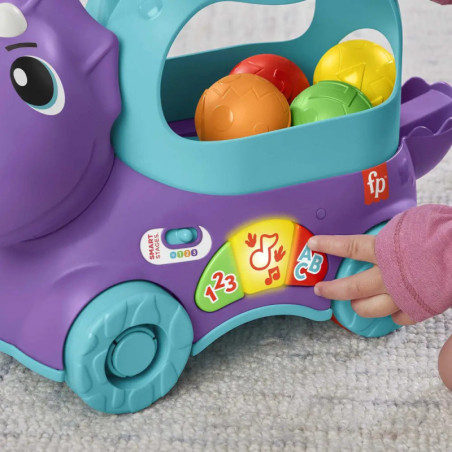 Mattel HNR54 Fisher-Price Bällespaß Nachzieh-Dino (D)