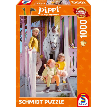 Puzzle 1000 Teile PIPPI, Pippi und ihre Freunde