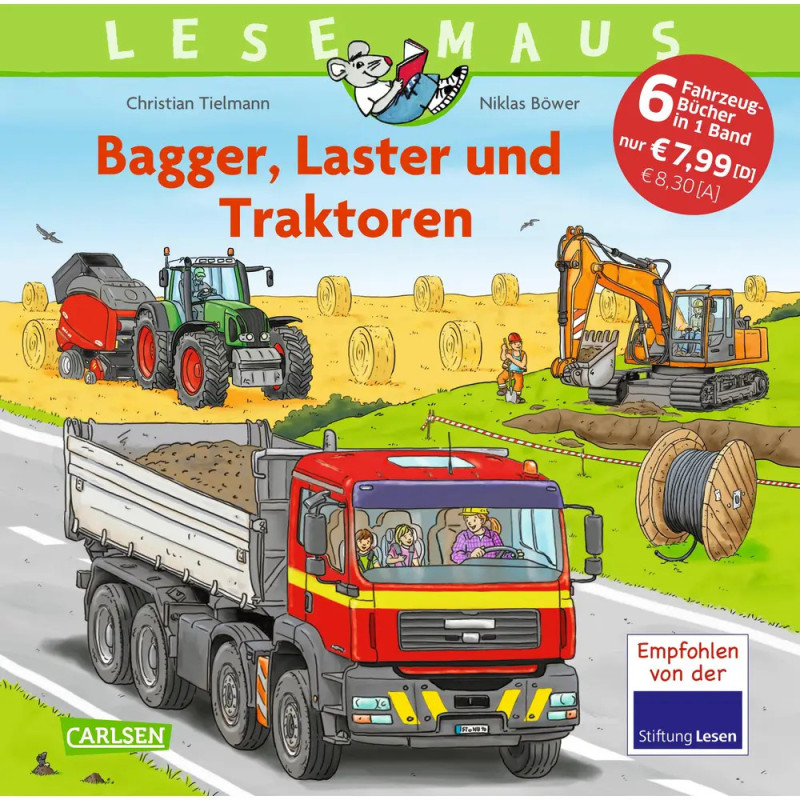 LESEMAUS Sonderbände: Bagger, Laster und Traktoren – Alles über Fahrzeuge LESEMAUS Sonderbände: Bagger, Laster und Traktoren – Alles über Fahrzeuge