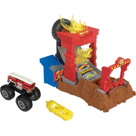 Mattel HNB87 Hot Wheels Monster Trucks Arena World: Entry Challenge, sortiert