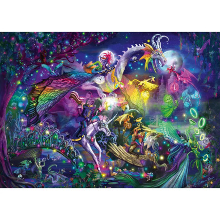 Puzzle 1000 R.KHAN Sommernach Teile szirkus