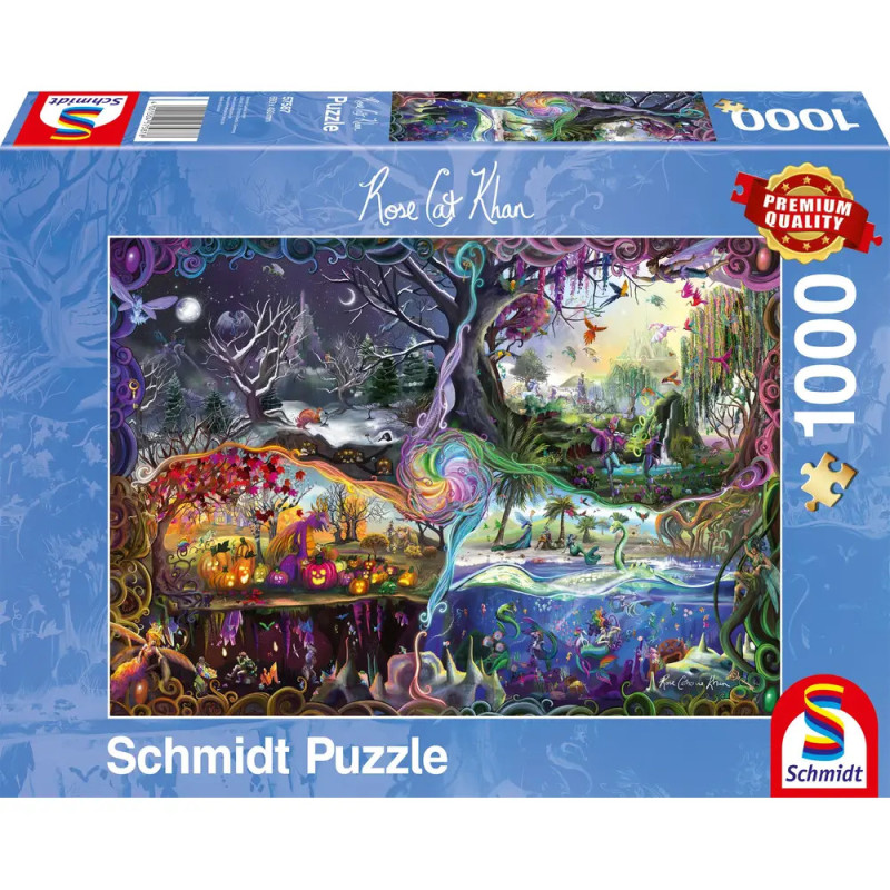 Puzzle 1000 R.KHAN Por Teile al der vier Reiche