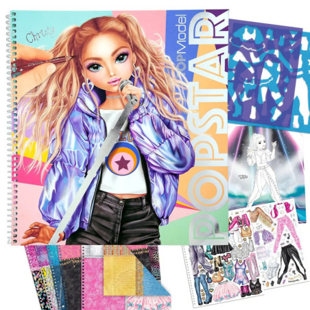 TOPModel POPSTAR Malbuch