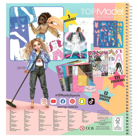 TOPModel POPSTAR Malbuch