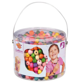 Eichhorn Holzperlen-Set im Eimer