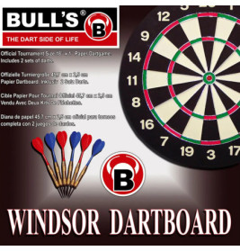 BULL'S Windsor Paper Dartboard