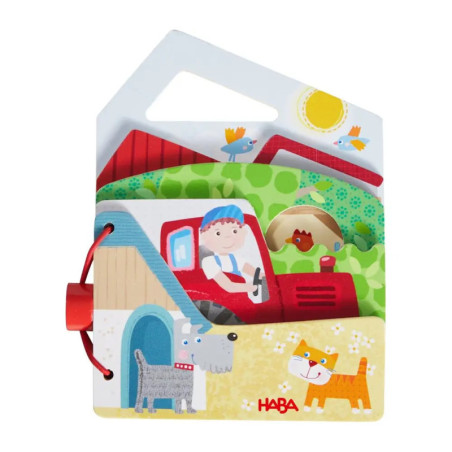 HABA Holz-Babybuch Traktor