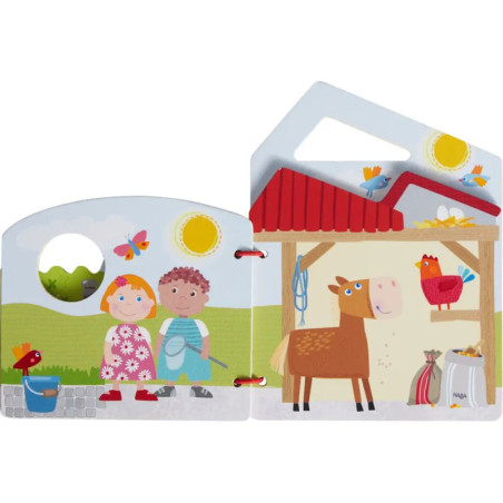 HABA Holz-Babybuch Traktor