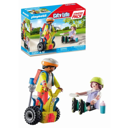 PLAYMOBIL 71257 Starter Pack Rettung mit Balance-Racer
