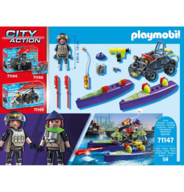 PLAYMOBIL 71147 SWAT-Multi-Terrain-Quad