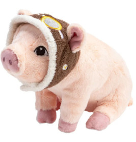 Vielleicht Plüschschwein von Kobi Yamada, Plüschschwein mit Fliegerbrille