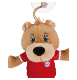 Kuscheltier FC BAYERN Bär Berni mit Trikot und Saugnapf NICI GREEN