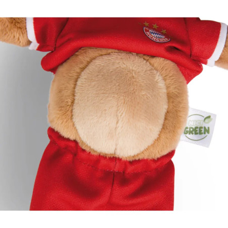 Kuscheltier FC BAYERN Bär Berni mit Trikot und Saugnapf NICI GREEN