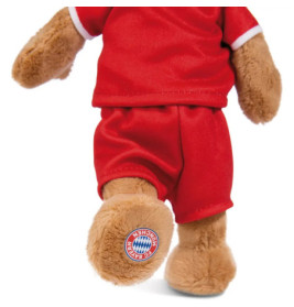 Kuscheltier FC BAYERN Bär Berni mit Trikot und Saugnapf NICI GREEN