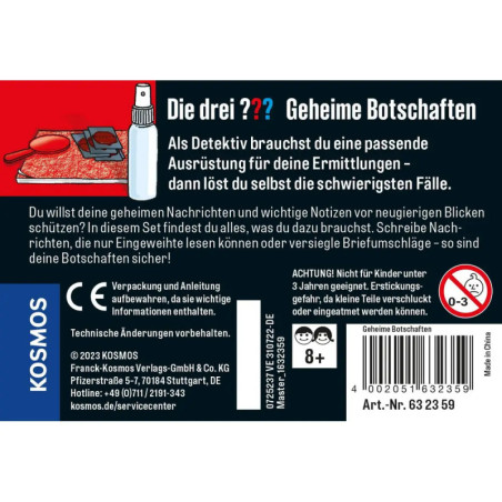 Die drei ??? Geheime Botschaften (kl. Dose)