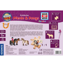 Wissenspuzzle WAS IST WAS Junior Entdecke Pferde & Ponys