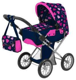 Amia Puppenwagen ''Herz'', mit Tasche