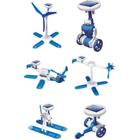 Creathek Solar 6 in 1 Roboter Bau-Set