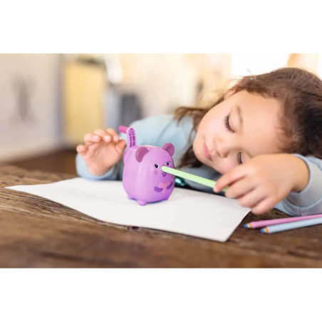 Tierischer Kurbelanspitzer