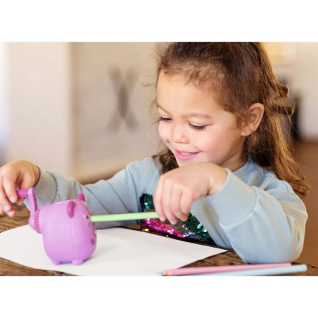 Tierischer Kurbelanspitzer