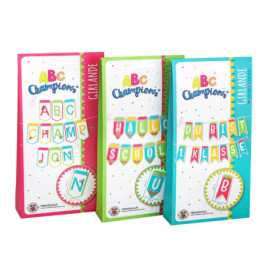 ABC CHAMPIONS Girlande, sortiert  (1 Stück)