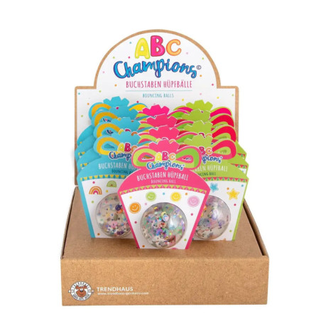 ABC CHAMPIONS Buchstaben Flummi, sortiert  (1 Stück)