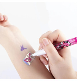 Tattoo Studio Gelstifte Glitzer 3er-Set, 2-fach sortiert Be creative! Mit diesen glitzernden Gelstiften können coole T