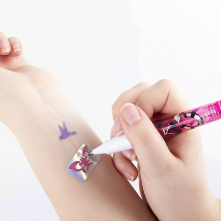 Tattoo Studio Gelstifte Glitzer 3er-Set, 2-fach sortiert Be creative! Mit diesen glitzernden Gelstiften können coole T
