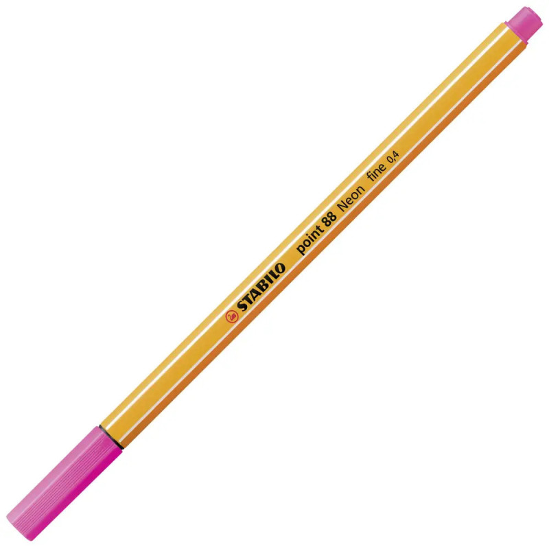 Fineliner STABILO® point 88®STABILO point 88 leuchtfarbenrosa