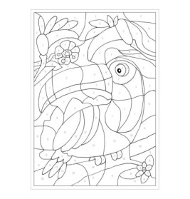 Malen nach Zahlen. Wilde Tiere