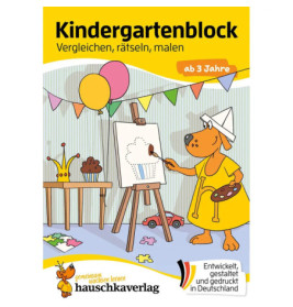 Kindergartenblock ab 3 Jahre - Vergleichen, rätseln und malen