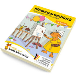 Kindergartenblock ab 3 Jahre - Vergleichen, rätseln und malen