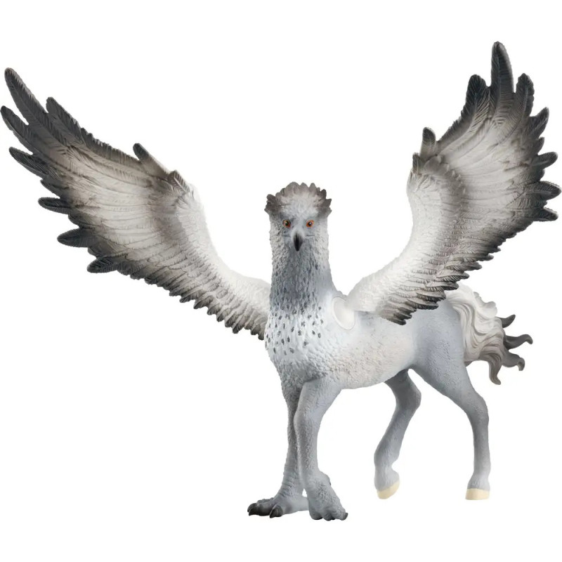 Figur eines Fabelwesens mit Pferdekörper, Adlerflügeln und scharfem Schnabel, stehend auf vier Beinen. Figur eines Fabelwesens mit Pferdekörper, Adlerflügeln und scharfem Schnabel, stehend auf vier Beinen.