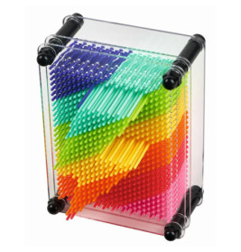 3-D Nagelbilder Regenbogen Pin Art
