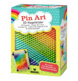 3-D Nagelbilder Regenbogen Pin Art