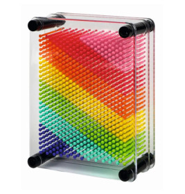 3-D Nagelbilder Regenbogen Pin Art
