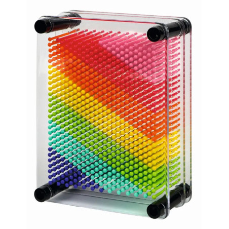3-D Nagelbilder Regenbogen Pin Art