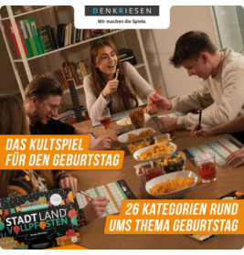 STADT LAND VOLLPFOSTEN - GEBURTSTAGS EDITION - Happy Birthday (DinA4-Format)