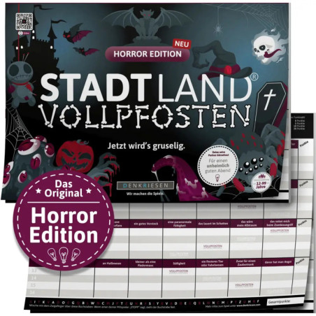 STADT LAND VOLLPFOSTEN - HORROR EDITION - Jetzt wird’s gruselig (DinA4-Format)
