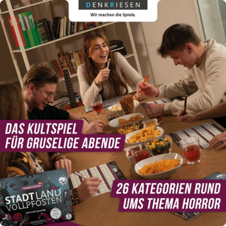 STADT LAND VOLLPFOSTEN - HORROR EDITION - Jetzt wird’s gruselig (DinA4-Format)